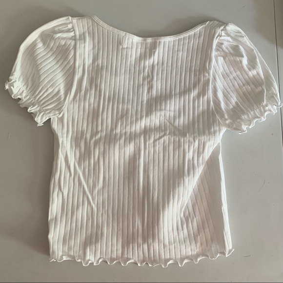 NWT Nico Ribbed Tee - White - Picture 2 of 8